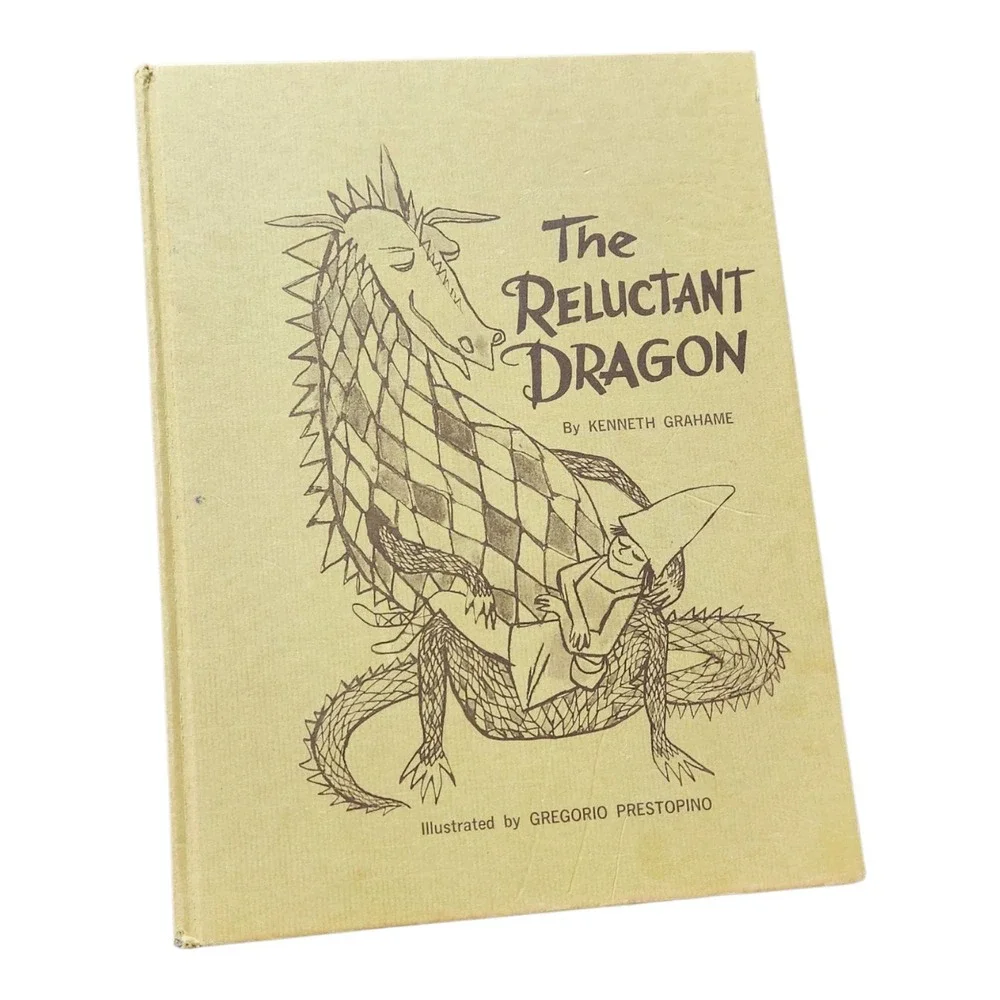 The Reluctant Dragon‎ Illustrated Book 1968 Kenneth Grahame Prestipino 1st Ed